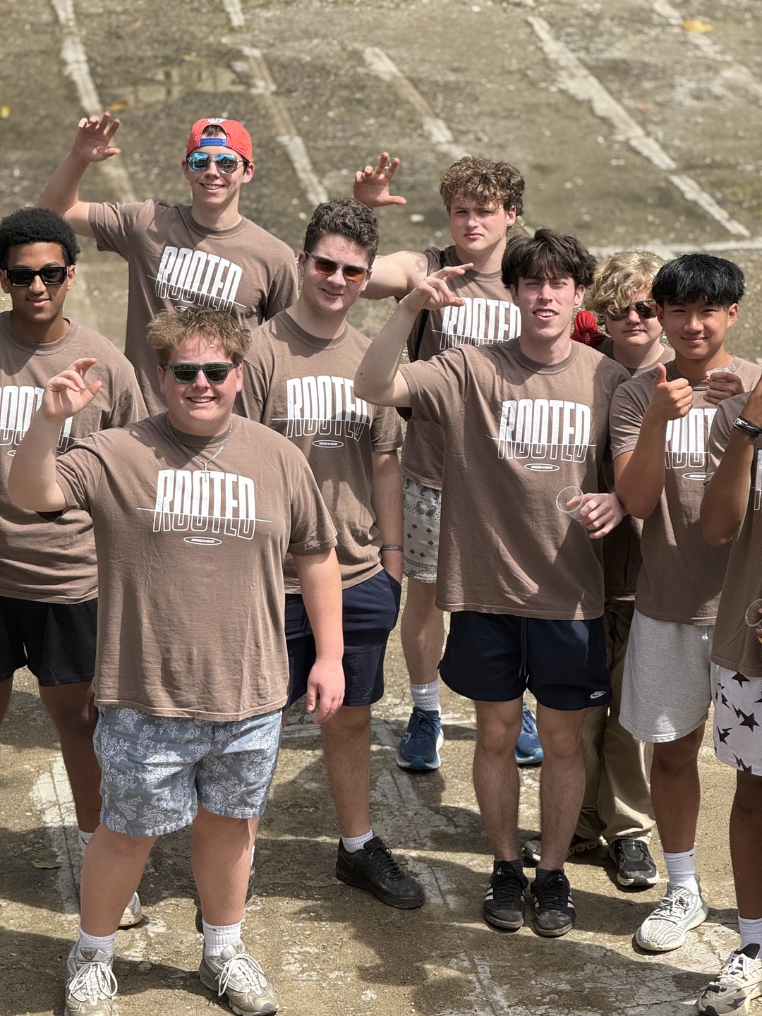 A mission team staying and serving at Hope Mountain